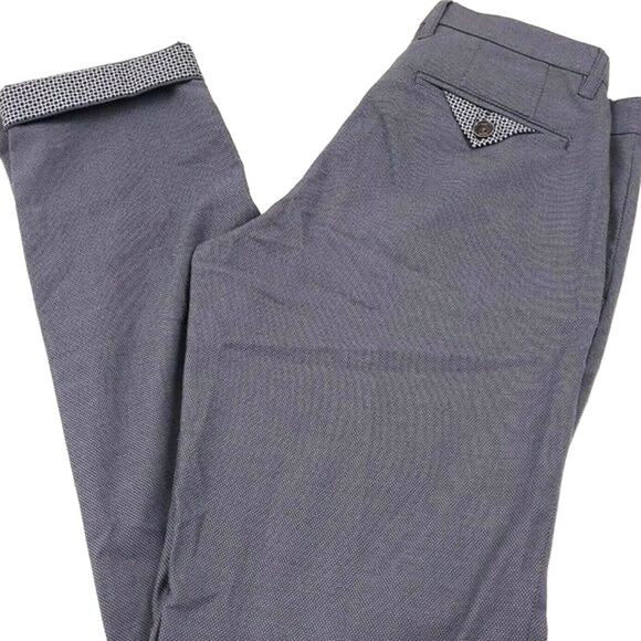 Ted Baker Penguin Slim Fit Classic Trouser Pant  Mid Blue Mens Size 40R 40x32 - Picture 1 of 9